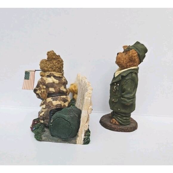 Boyds Bears & Friends The Bearstone Collection A Hero's Welcome Billy Bearyproud - Picture 2 of 13